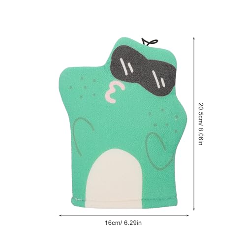 Exfoliating Bath Mitt and Skin Scrubbing Glove Set, Deep Cleaning Shower Gloves with Strong Scrubbing Power, Sturdy Bathing Supply for Body Exfoliation and Skin Care