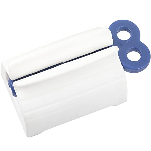 whiteeeen 3pcs Toothpaste Squeezer Dispenser Toothpaste Roller Toothpaste Seat Holder Stand for Bathroom