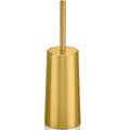 Toilet Brush and Holder, Toilet Brush Stainless Steel, Toilet Bowl Brush for Bathroom Toilet-Ergonomic, Elegant,Durable (Gold) - color: Gold