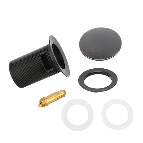 Freestanding Bathtub Drain Pop-up Stopper, Suitable for Most Bathtubs, Compatible With Drain Rough-in Kit (Oil Rubbed Bronze) - color: Oil Rubbed Bronze