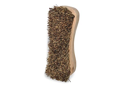 All-Natural Wooden Scrub Brush Set | Wooden Handle | Palmyra Bristle Brush for Cleaning | Eco Friendly Cleaning Products | Scrub Brush Set of 2