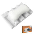 Silicone Soap Dish,Self Draining Soap Holder Perfect for Shower,Bathroom Sink,Kitchen Sink & Travel,Non-Slip Bar Soap Holder Extend Soap Life,Keep Soap Bars Dry & Easy Cleaning White-1Pcs - color: White-1pcs