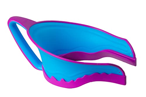 Shampoo Visor by Splash Guard, Comfort Seal Baby Bath Shampoo Shower Cap, Gentle Rinse and Shield Bath Hat for Toddlers and Babies, Protects Eyes, Ears, and Face - color: Blue