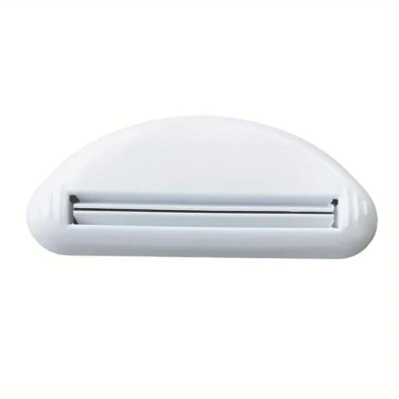 Toothpaste Squeezer - Multi-Functional Kitchen and Bathroom Tool with Easy Squeeze Design, and Easy to Clean Kitchen Gadget Use for Bathroom Home - color: White