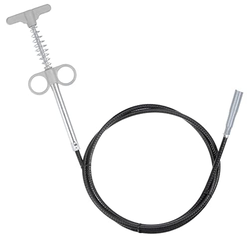HARFINGTON Flexible Grabber Claw Pick Up Tool 63 Inch 4 Claws Stainless Steel Sewer Cleaning Hook Unclog Sink Sewer Hair Drain Cleaner Tool Sink Unclogger for Toilet Bathtub Sewer Grey - color: Gray, size: 63 Inch
