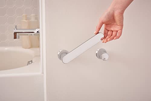 Moen Genta LX Modern Wall Mount Pivoting Toilet Paper Holder for Bathroom, Chrome, BH3808CH - color: Chrome