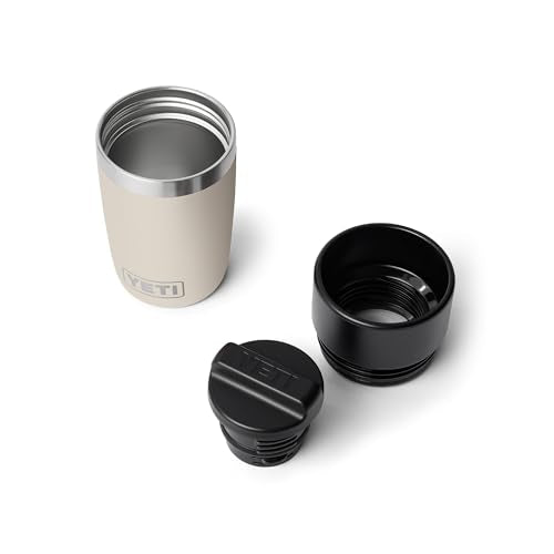 YETI Rambler 8 oz Travel Bottle, Stainless Steel, Vacuum Insulated with Leakproof Commuter Cap, Cape Taupe - color: Cape Taupe, size: 8 Ounces