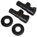 DOITOOL 2-Pack Flow Control Water Pressure Reducing Valve Hand Held Sprayer Shower Head Shut off Control 3.34X1.45X1.06In Compact Design for Bathroom Kitchen Plumbing