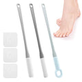 CALIDAKA 3 Pack Toe Scrubber Brush,with 15.75" Long Handle Silicone Shower Foot Scrubber,Toe Cleaning Brush,No Bending to Remove The Dead Skin of The Feet,for Elderly, Pregnant Women