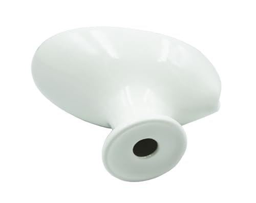 Ceramic Soap Dish, Leaf Shape Self Draining Soap Holder, Sponge Holder, for Shower,Bathroom,Kitchen Sink Organizer (White) - color: White