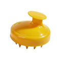 Hair Scalp Massager Silicone Scalp Scrubber Shampoo Brush for Hair Growth/Dandruff Removal,Head Massager Exfoliator Scalp (1x Yellow) - color: 1x Yellow