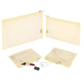 EASYFUN Mesh Pouch, Make up Bag with Zipper Cosmetic Organizer Pouch for Daily or Travel to Keep Small Items, 4 PCS Champagne - color: Champagne