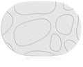 Stone Bath Mats for Bathroom Diatomaceous Earth Bath Stone Mat Quick Dry Shower Mat Super Absorbent, Non-Slip Easy to Clean & Odorless (24″×16″ White) - color: White Oval