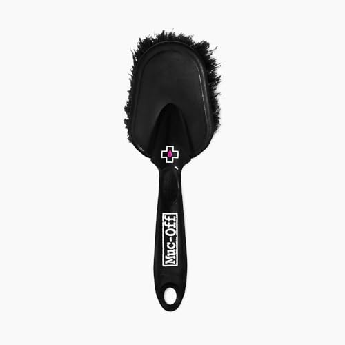 Muc-Off 206 5 Piece Premium Brush Kit - Includes 5 Bike Cleaning Brushes With Durable Nylon Bristles And Ergonomic Rubberised Handles To Minimise Impact - size: 5 Piece