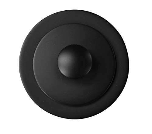 Westbrass D3324-62 1-1/2" NPSM Pull & Drain Bathtub Plug, Coarse Thread, Matte Black - color: Matte Black