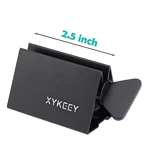 XYKEEY Toothpaste Tube Squeezer - Set of 2 Toothpaste Squeezer Rollers, Metal Toothpaste Tube Wringer Seat Holder Stand (Black) - color: Black