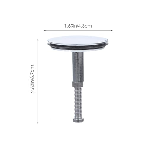 Universal Bathtub Sink Drain Stopper & Plug in One, Copper Hair Catch - color: Black, size: 6.7X4.3X4.3CM