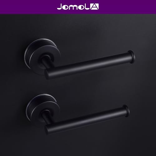 JOMOLA Toilet Paper Holder Black, 2 Pack - color: Black-2 Pack