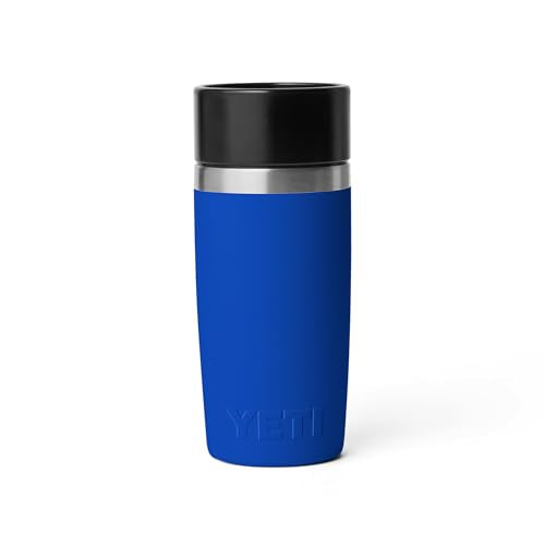 YETI Rambler 12 oz Travel Bottle, Stainless Steel, Vacuum Insulated with Leakproof Commuter Cap, Royal Blue - color: Royal Blue, size: 12 Ounces