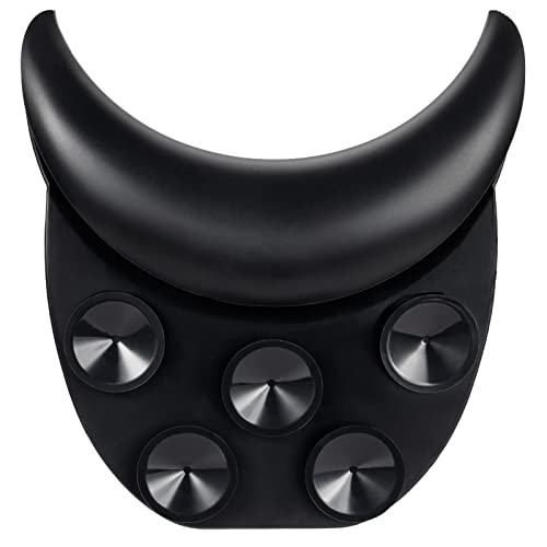 Silicon Shampoo Bowl Neck Rest, Salon Neck Rest Cushion with Suction Cup | Non-Slip Portable Hair Salon Shampoo Sink Gel Neck Pad for Salon Basin, Soft Hair Washing Salon Sink Neck Support for Home