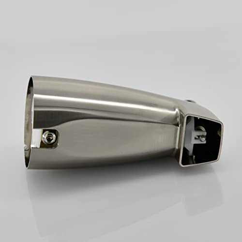 Slip Fit Tub Spout with Pull-Up Diverter for 1/2 inch Copper Tube, Brushed Nickel - color: Brushed Nickel
