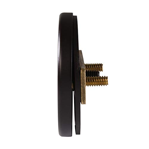 Westbrass Floating No-Hole Overflow Faceplate, Oil Rubbed Bronze, D980R-12 - color: Oil Rubbed Bronze, size: 1 Pack