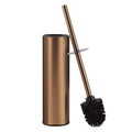 BGL Rose Gold Toilet Brush and Holder,Stainless Steel Toilet Brushes for Bathroom with Holder - color: Rose Gold