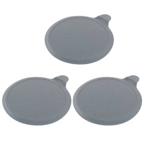 5.9" Shower Drain Plug, Rubber Drain Cover, Gray Bathtub Drain Plug, Bathtub Drain Cover, Bathroom Sink Drain Cover, Kitchen Sink Drain Stopper (3 Pack) - color: Gray
