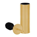 Deep & Sturdy Toilet Bowl Brush with Holder - Durable Scrubbing - Toilet Cleaners - Household Essentials - Bathroom Cleaner - Cleaning Supplies - Household Supplies, Painted Satin Gold - color: Satin Gold