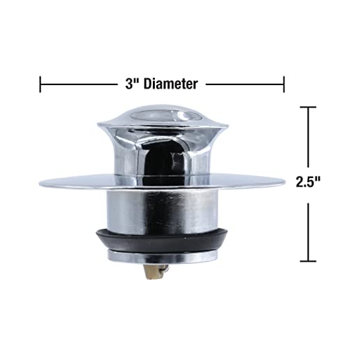 Danco 10528 EZ Drain Cover for Bathtub, Chrome - color: Chrome