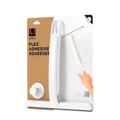 Umbra Flex Adhesive Squeegee, White - size: (Pack of 1)