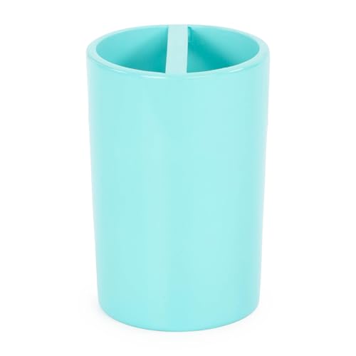 Jay Franco Bluey Toothbrush Holder - Blue Resin Pencil Holder/Bathroom Tumbler Features Bluey & Bingo - Fun Toothbrush Holder for Kids - color: Blue - Bluey