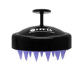 HEETA Scalp Massager Hair Growth, Soft Silicone Scalp Scrubber Shampoo Brush for Exfoliation, Dandruff Removal Head Massage Stress Relax, Wet & Dry Use for Thick Thin Curly Hair Care, Black - color: 01-black
