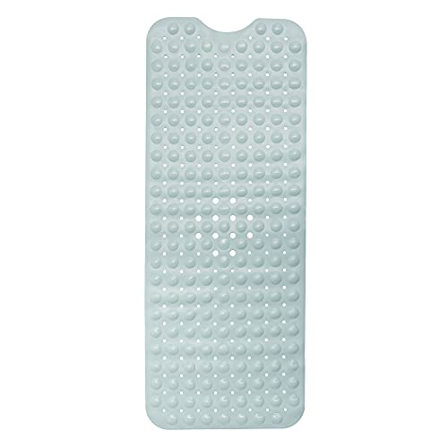 ENKOSI Bath Mat - Large Non Slip Bathtub & Shower Mat - Extra Long 40 x 16 Inch Bathroom Mats for Tub Nonslip Anti Slip Bathmats (40x16 Mint Green 1-Pack) - color: Mint Green