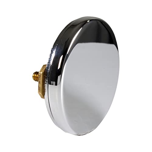 Westbrass 1-1/2" MPSM Coarse Thread Tip-Toe bathtub Drain Plug with Floating Faceplate, Polished Chrome, D398RK-26 - color: Polished Chrome, size: 1 Pack