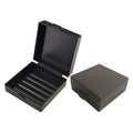 Soap Holder 2 Pack, Shower Bar Case Box Fit Dr Squatch, Waterproof Travel Container with Lid, Square Bathroom Soap Dish for Camping Gym Outdoor Traveling (Black/Clear Black) - color: Black /Clear Black