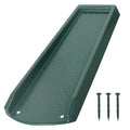plusgutter Rain Gutter Downspout Splash Block, Gutter Downspout Extensions for Water Drainage, 24" Gutter Splash Guards Downspout Extender, Fixable Down spout Drain Trays with PE Nails(1 Pack, Green) - color: Green