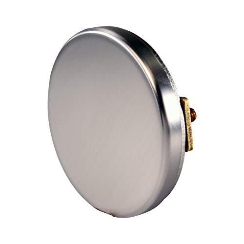 Westbrass Floating No-Hole Overflow Faceplate, Satin Nickel, D980R-07 - color: Satin Nickel, size: 1 Pack