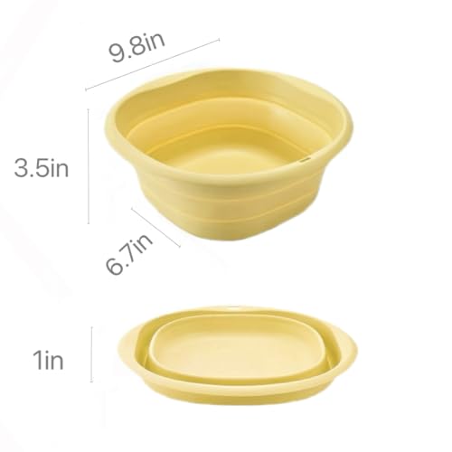 5 Pcs Hedgehog Supplies Hedgehog Bath Kit Include Foldable Bathtub 1 Cleaning Brush 1 Bath Foaming Net 1 Nail Clipper Trimmer A Pair of Slippers Guinea Pig Bathtub Yellow