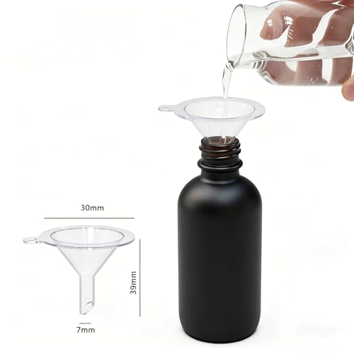 12Pack 4oz Black Glass Pump Bottle,120ml Empty Refillable Travel Small Container For Lotion Cream Essentil Oil Shampoo (4oz black) - size: 4oz black