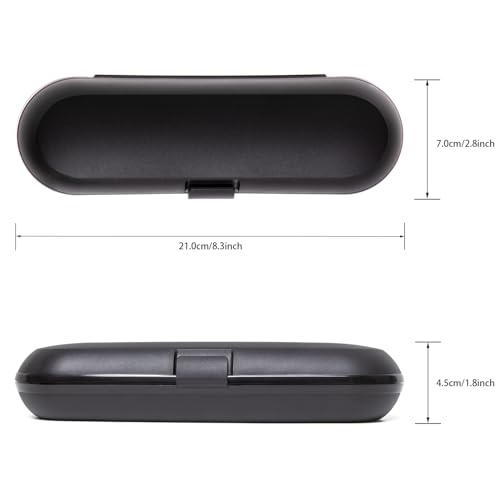 Nincha Electric Toothbrush Travel Case for Oral B & Philips Sonicare,Black - color: Black
