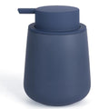 Bosilunlife Soap Dispenser Bathroom - Blue Ceramic Soap Dispenser Lotion Hand Pump Dish Soap Bottle for Kitchen 12oz Refillable Liquid Hand Wash Dispenser for Bathroom - color: Matte Blue
