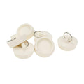 Semetall Drain Stopper 6 Pack 1-1/2" Bath Plugs Rubber White | Sink Plug with Hanging Ring for Bathtub,Bathroom,Kitchen - size: 1-1/2”