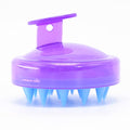 BTWTRY Purple Hair Shampoo Brush Scalp Care Hair Brush with Soft Silicone Care Scalp Massager for The Scalp Exfoliate and Deep Scalp Cleansing (Purple) - color: Purple