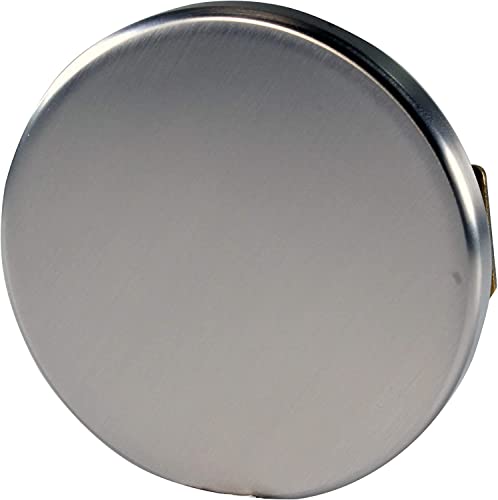 Westbrass D980R-2-20 Floating No-Hole Bath Waste Overflow Faceplate and Adaptor, Stainless Steel (2-Pack) - color: Stainless Steel, size: 2 Pack