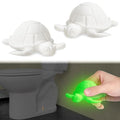 Sea Turtle Toilet Bolt Covers, Glow in The Dark, 2 Pcs, Decorative Set | Bolt Hole 1.35'', Hides Rusty Floor Bolts, Fun Bathroom Decor, Glows Green in the Dark - style: Sea Turtle