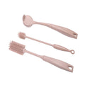 Bottle Brush Silicone Dish Brush with Handle Cleaning Set - color: 3pcs Brush