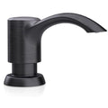 SAMODRA Built in Kitchen Sink Soap Dispenser (Oil Rubbed Bronze) with 12 oz Large PET Lotion Bottle, Refill from Top - color: Oil-rubbed Bronze, style: 12 oz Bottle