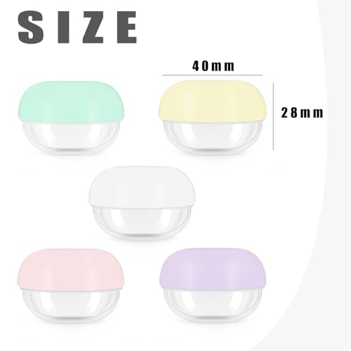 10 Pcs Travel Containers - Makeup Travel Containers(10ml) Convenient Jars for Creams, Leak-proof Accessories with Lid for Cosmetic Makeup Face Body Hand Cream - size: 10 Pcs 10ml