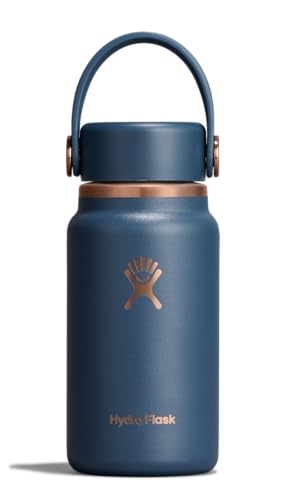 Hydro Flask Micro Bottle - Insulated Mini Leak Proof Flask for Purse or Pocket in 6.7 Oz Harbor Blue ARC - color: HARBOR BLUE ARC
